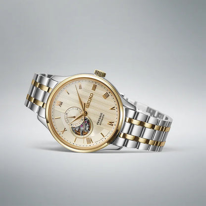 Seiko Presage SSA464 Herreklokke i Stål - Automatisk Open Heart, bilde 3