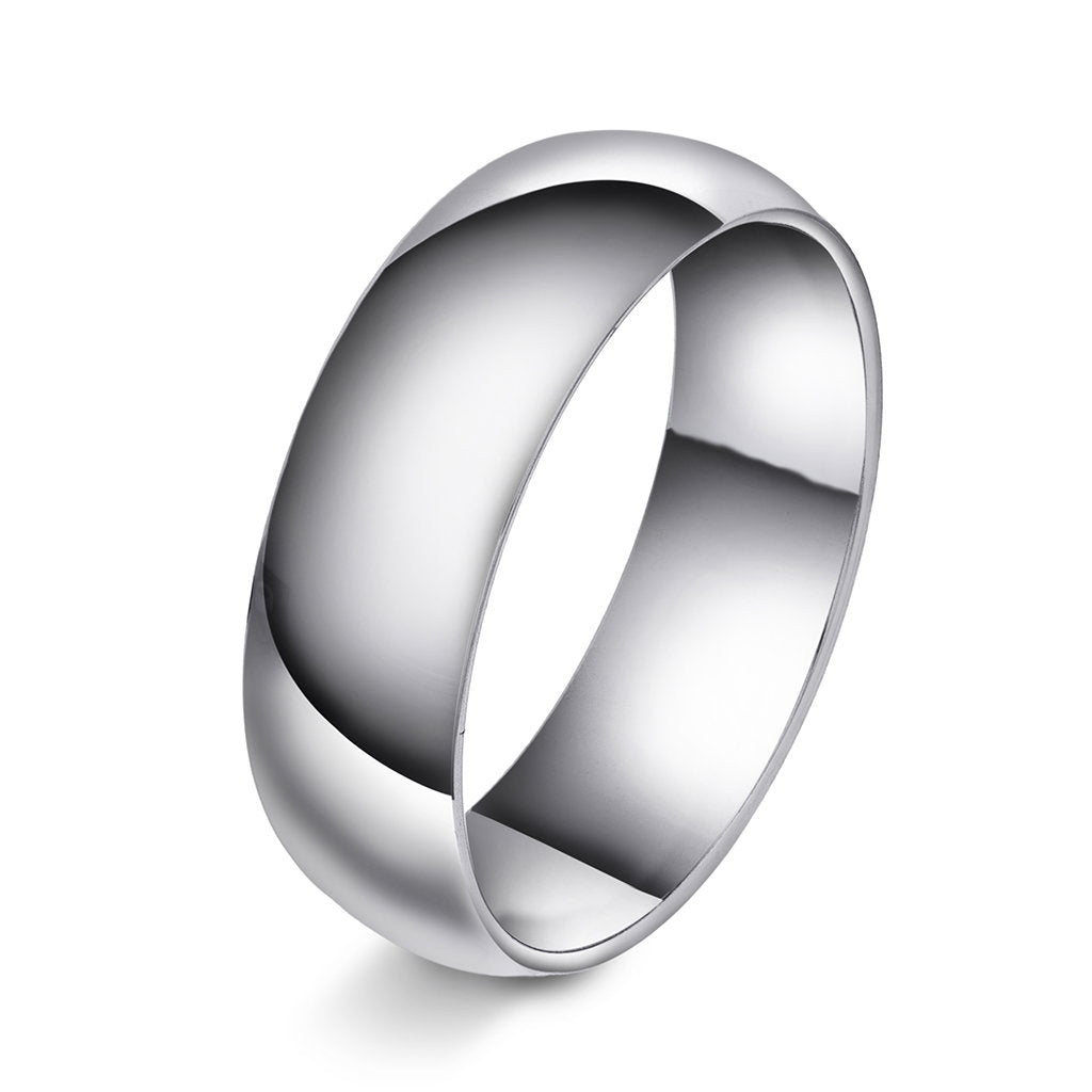 Forever giftering i rhodinert gull, flat og buet innside, bilde 14 av 15