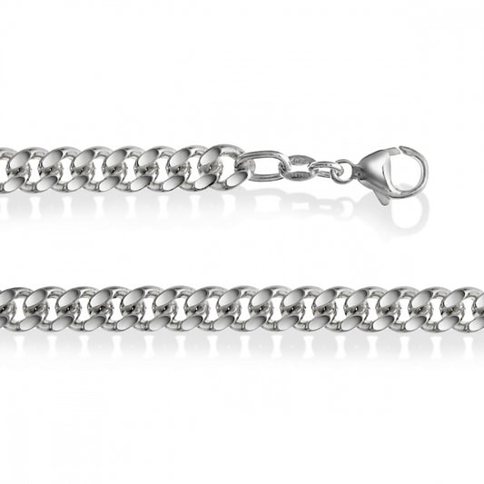 Armbånd i sølv panser 6 mm, bilde 1 av 4