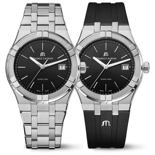 Maurice Lacroix Aikon AI1108-SS00F-330-A herreklokke i stål, bilde 1 av 3