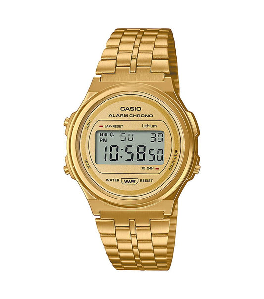 Casio Vintage A171WEG-9AEF dameklokke i resin