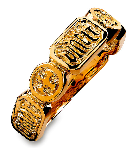 Ring i 585 gult gull 6 mm