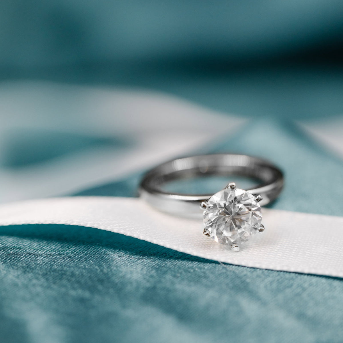 Gems Contessa ring i 14 karat hvitt gull med labdiamant 2,00 ct, bilde 5 av 6