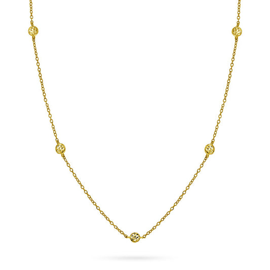 Shapes Essence kjede til dame i forgylt 925 sølv, 4 mm, 42 cm, bilde 1 av 3