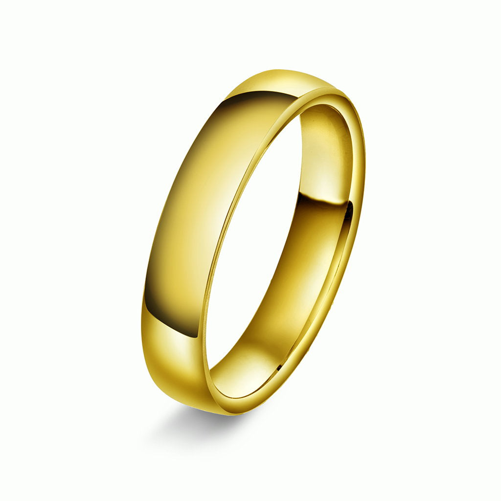 Forever giftering i rhodinert gull, skinnehøyde 1,5 mm, bilde 4 av 12