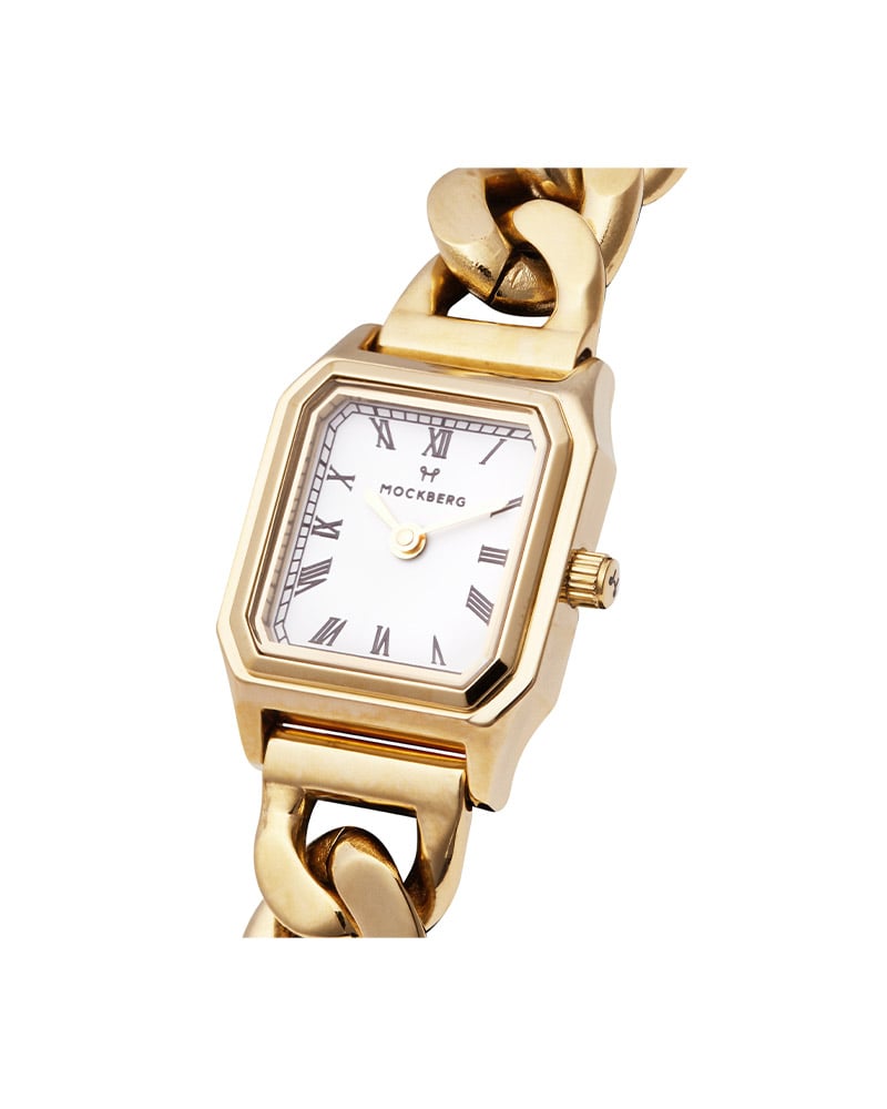 Grace Gullfarget / Hvit 18x19mm SKU | MO303 - Bjerveur.noGrace Gullfarget / Hvit 18x19mm SKU | MO303