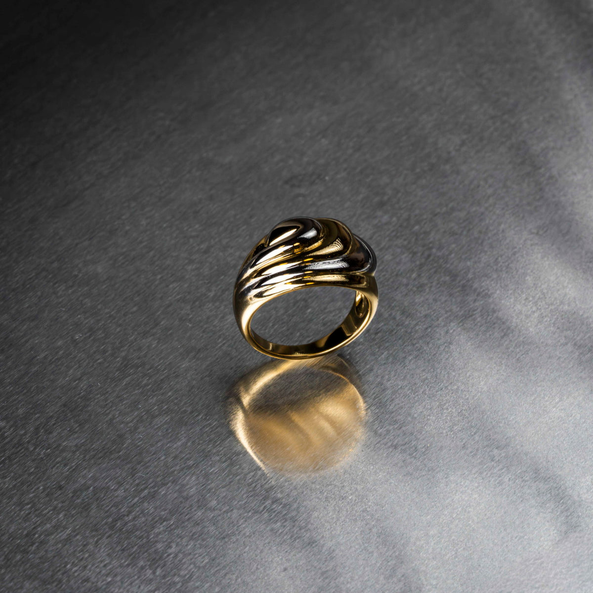 Studio ring Fusion i bicolor 925 sølv, bilde 4 av 5