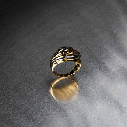 Studio ring Fusion i bicolor 925 sølv, bilde 4 av 5