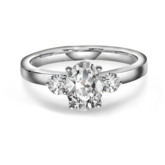 Gems Duchess ring til dame i 585 hvitt gull med lab-grown diamant 1,55 ct, bilde 1 av 4