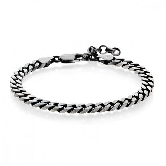 Armbånd i sølv, panser 5 mm, bilde 2 av 5