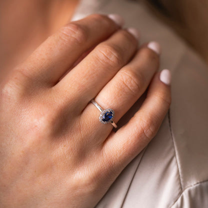Athens Charm ring i 925 sølv med hvit zirkonia, bilde 2 av 2