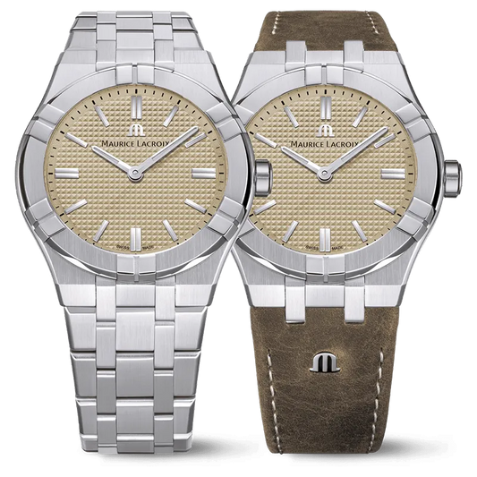 Maurice Lacroix Aikon AI7007-SS00E-730-B herreklokke i stål, bilde 1 av 14
