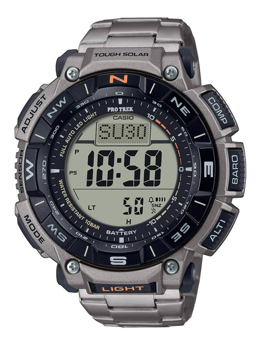 Casio Pro Trek PRG-340T-7ER herreklokke i titan