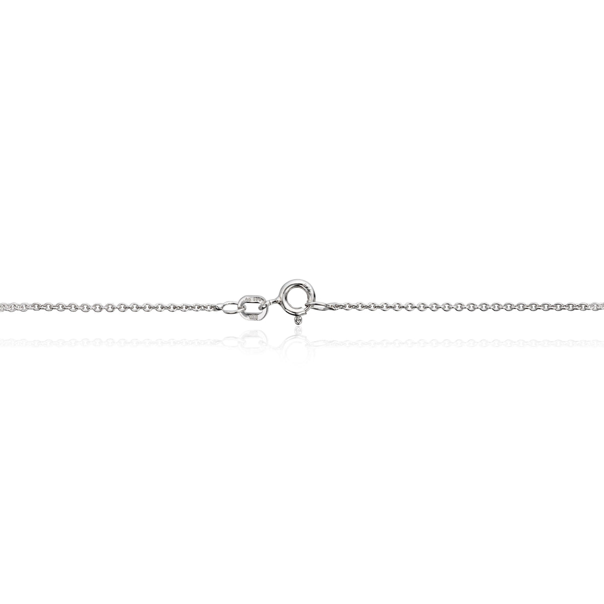 Aurum halskjede i 585 gull med rund anker 1,1 mm, bilde 5 av 8