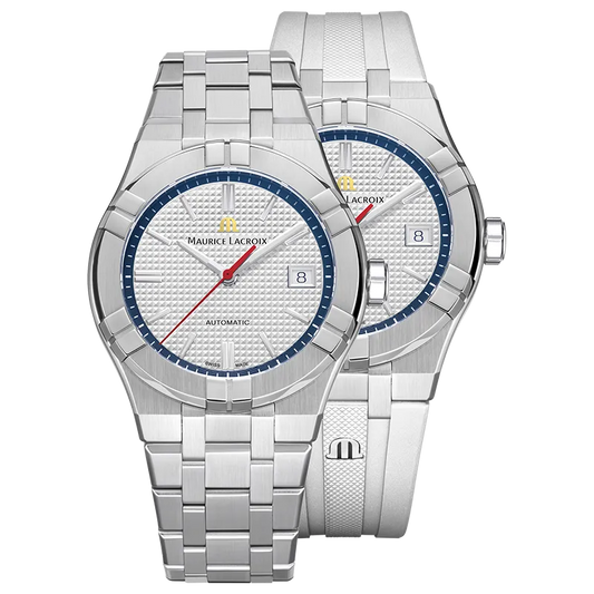 Maurice Lacroix Aikon AI6007-SS00F-130-A herreklokke i stål, bilde 1 av 3