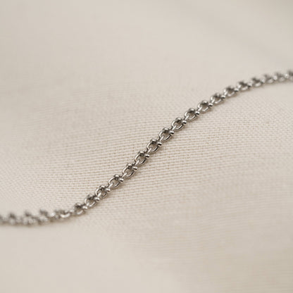 Armbånd i rhodinert sølv 2,8 mm, 16 cm, bilde 4 av 4