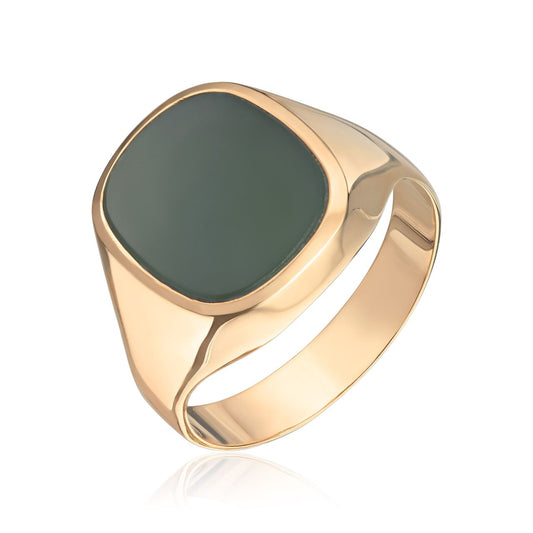 Ring i 14K gult gull med Jade stein Artikkelnr: 57408 - Bjerveur.noRing i 14K gult gull med Jade stein Artikkelnr: 57408
