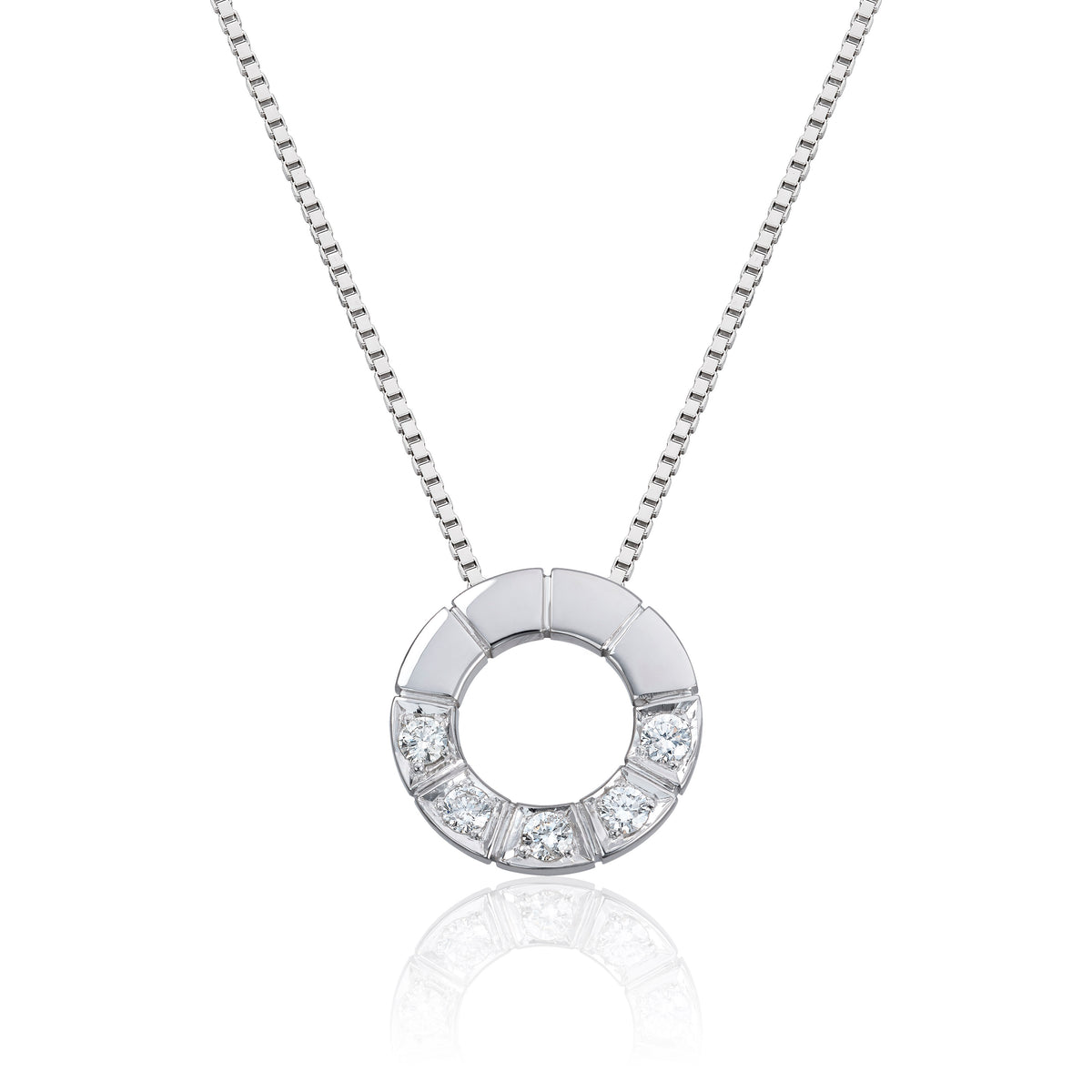 Allianse anheng i 585 gull med diamanter 0,15 ct GTW/VS, bilde 2 av 2