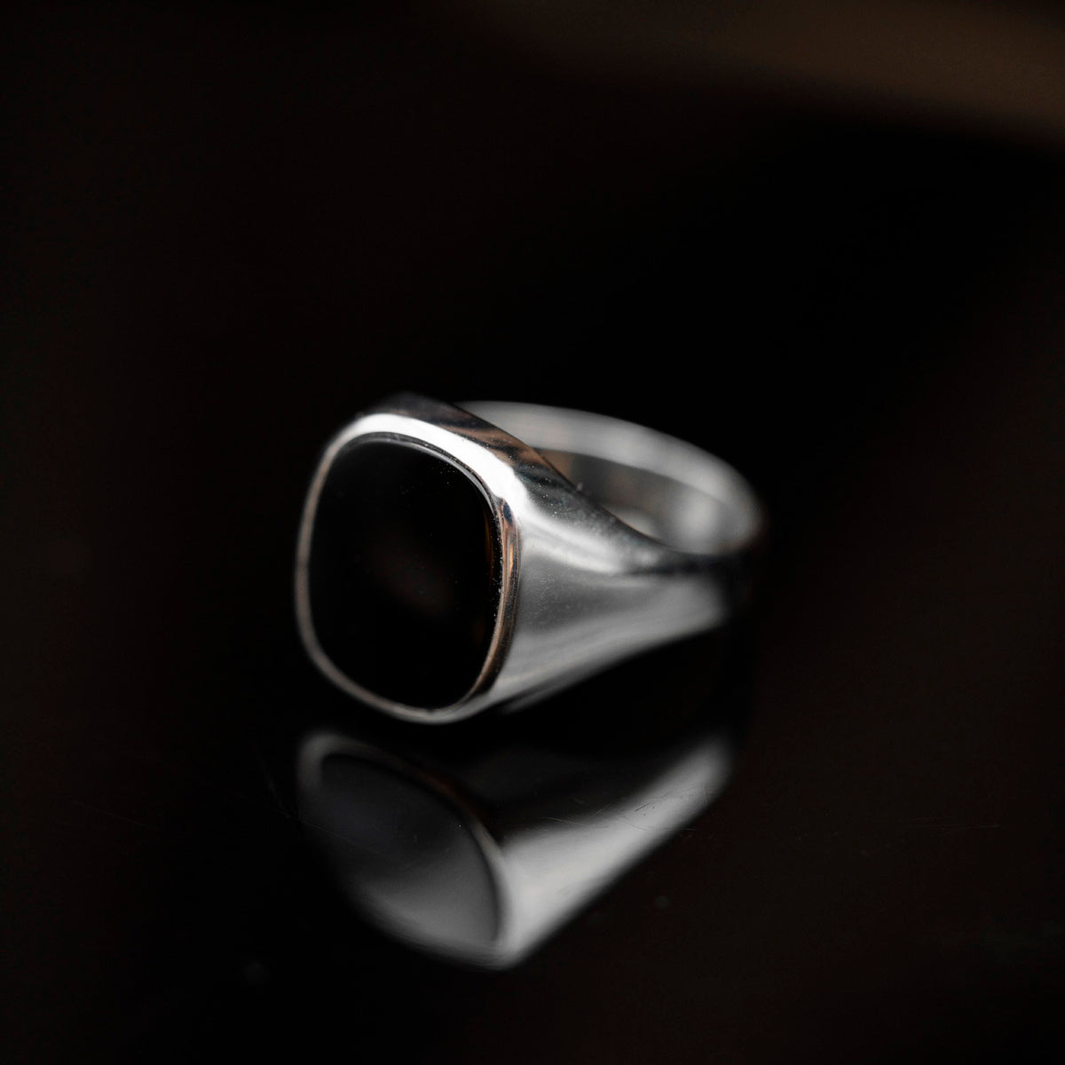 Ring i rhodinert 925 sølv, bredde 16 mm, bilde 2 av 4