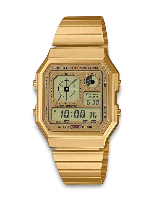 Casio Vintage A130WEG-9AEF herreklokke i resin, bilde 1 av 2