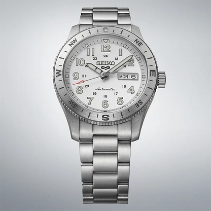 Seiko 5 Sports HDB007K1 Herreklokke i Stål - Automatisk, Dagsdato, bilde 3
