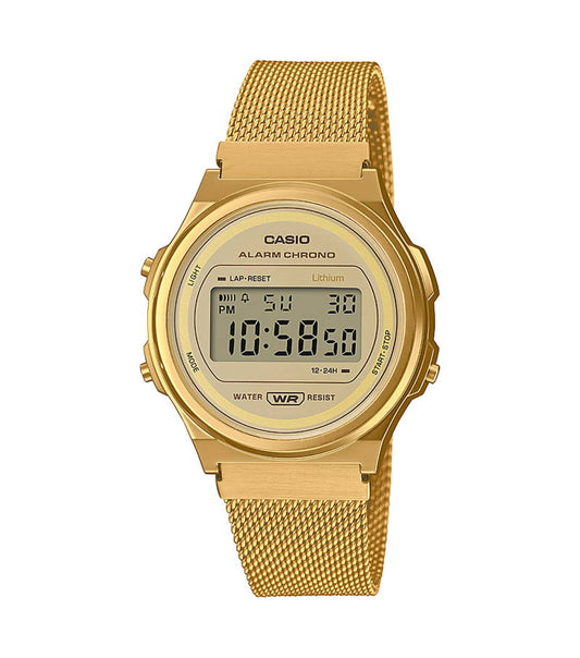 Casio Vintage A171WEMG-9AEF dameklokke i resin