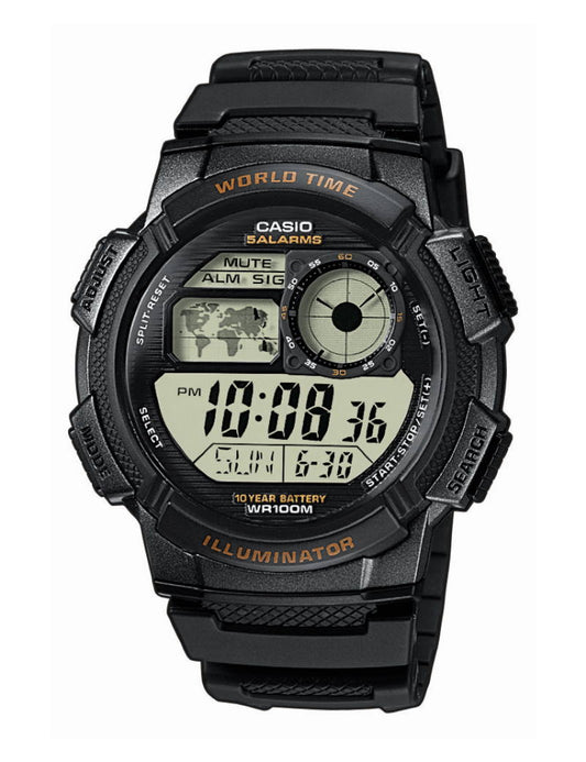 Casio Timeless AE-1000W-1AVEF herreklokke i resin
