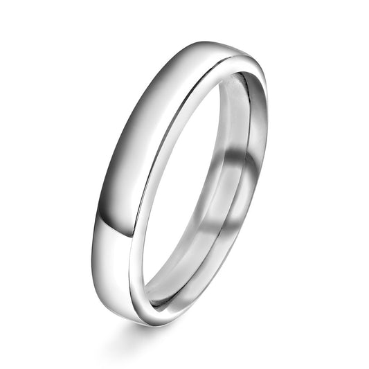 Beta ring i 14 karat hvitt gull, allianse uten stein 4,2 mm