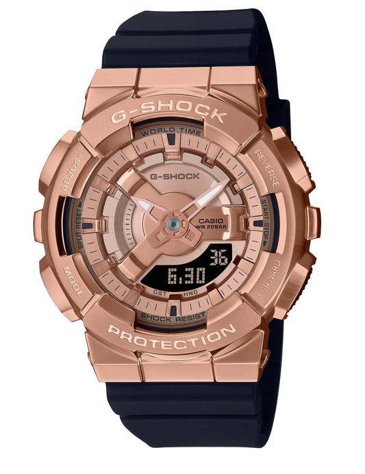 Casio G-Shock GM-S110PG-1AER dameklokke i resin - Ana-digi