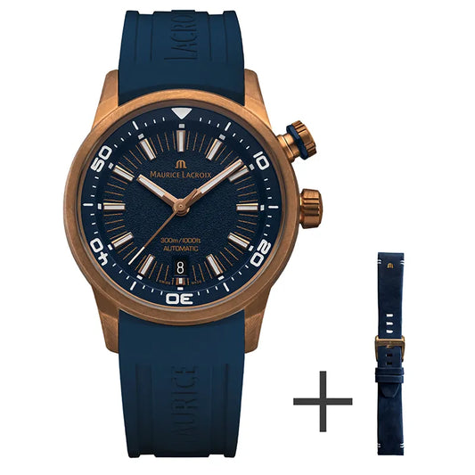 Maurice Lacroix Pontos PT6248-BRZ0B-430-4 herreklokke, bilde 1 av 8