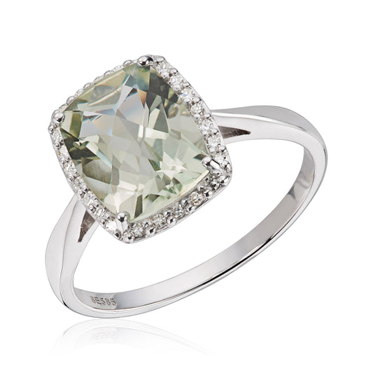 Ring Mint Quartz 0,09ct WSI HV 585 Artikkelnr: 57298 - Bjerveur.noRing Mint Quartz 0,09ct WSI HV 585 Artikkelnr: 57298
