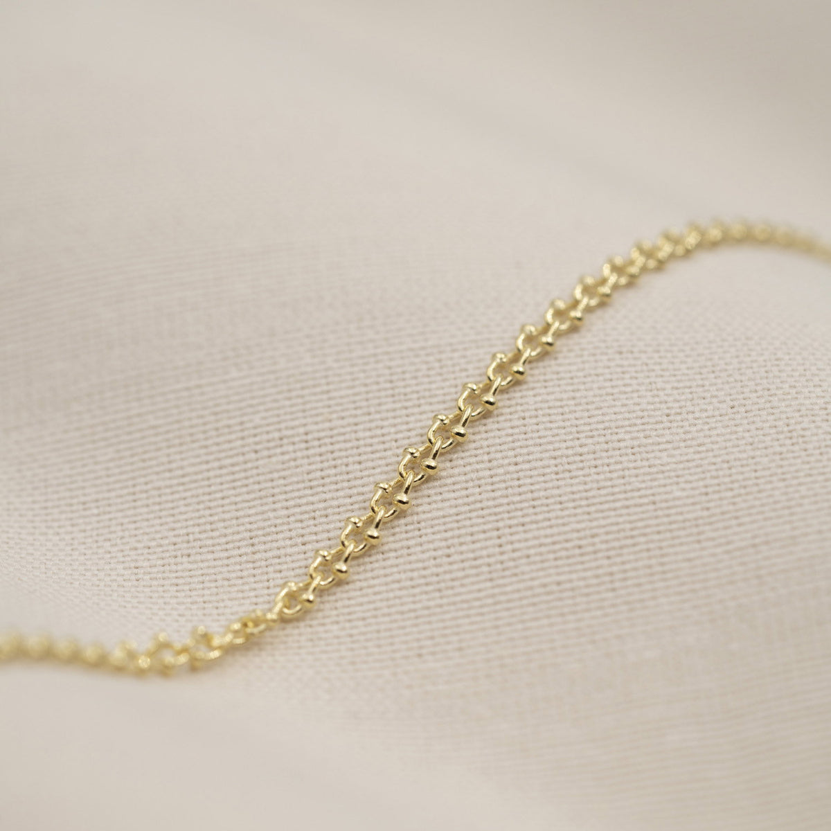 Armbånd i forgylt sølv 2,8 mm, 16 cm, bilde 4 av 4