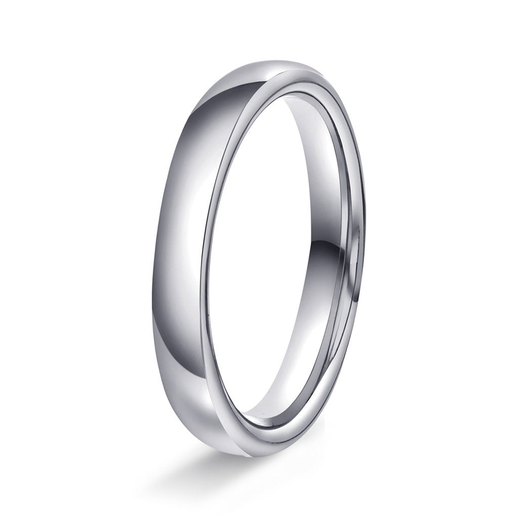 Oval ring i 950PT, polert, bilde 3 av 12