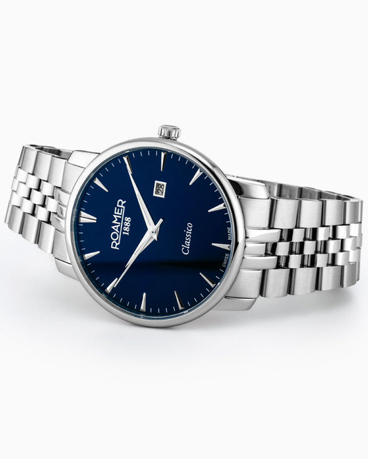 Roamer Classico 971856 41 45 50 herreklokke i stål, bilde 2 av 5