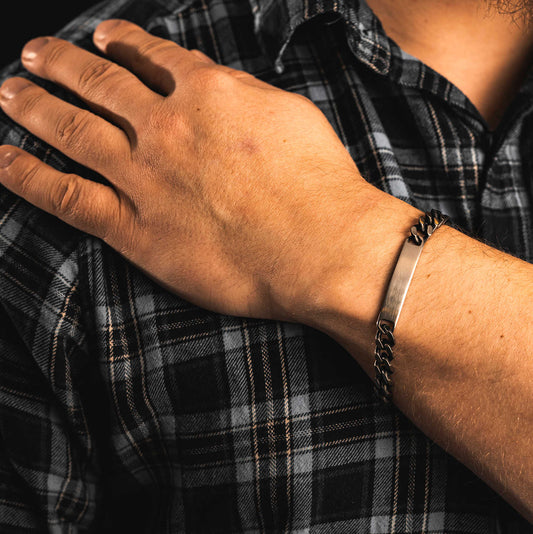 Will armbånd i stål, justerbart 972608