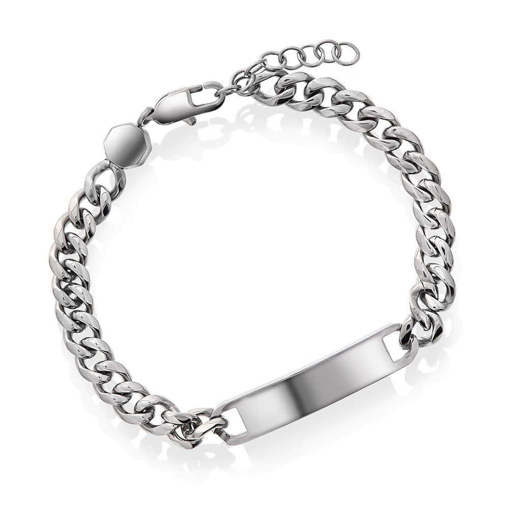 Will armbånd i stål, justerbart 972608