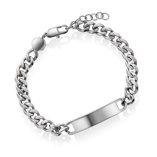 Will armbånd i stål, justerbart 972608
