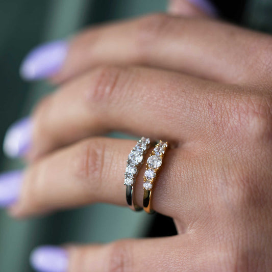 RING I SØLV MED ZIRKONIA 991268