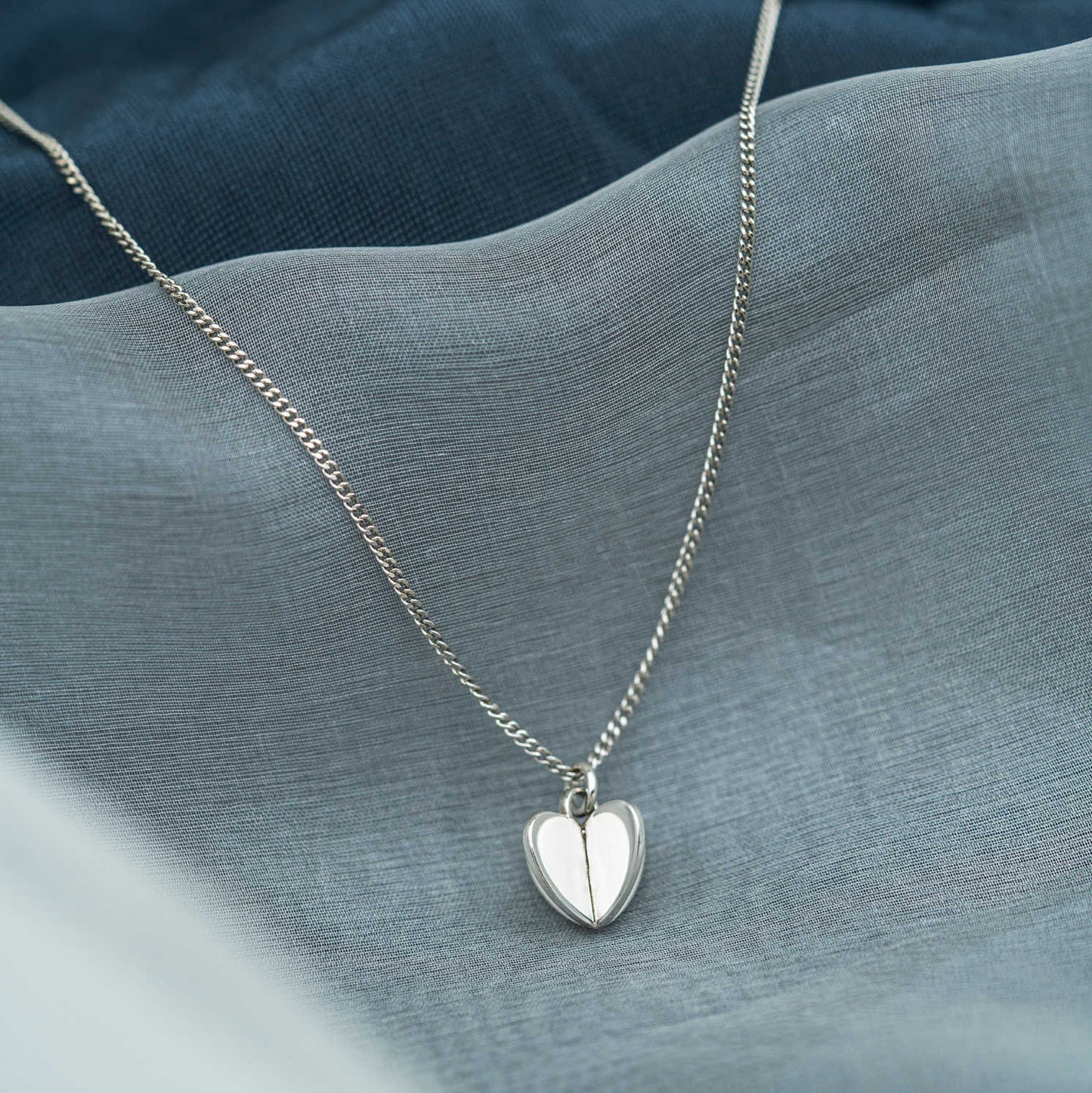 Smykke i sølv hjerte (991527)