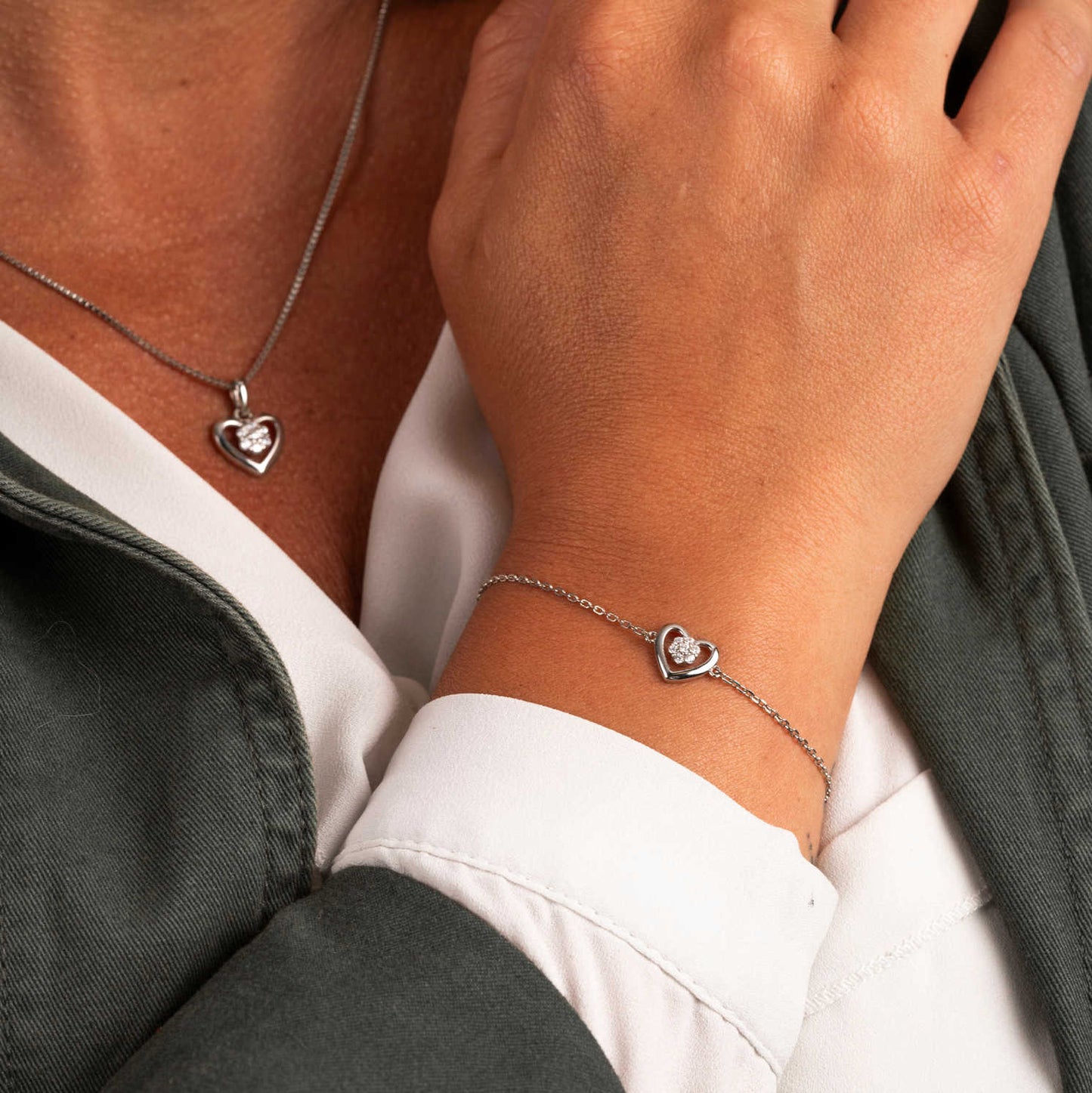 ARMBÅND I SØLV MED ZIRKONIA 991639
