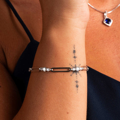 ARMBÅND I SØLV MED ZIRKONIA 991663