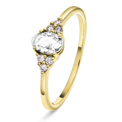 RING I SØLV MED HVIT ZIRKONIA 991759