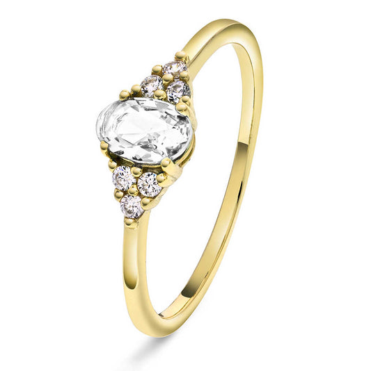RING I SØLV MED HVIT ZIRKONIA 991759
