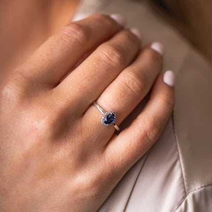 Athens Charm ring i sølv med zirkonia 992051