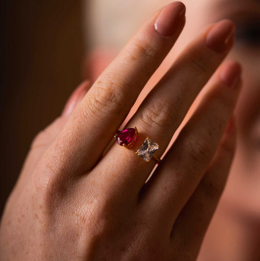 Viva Vegas ring i sølv med zirkonia 992080