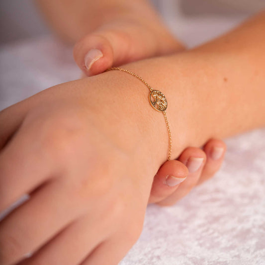 Armbånd i sølv Livets tre 992191