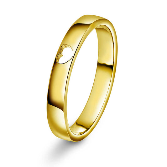 Hjerteglimt ring i sølv 992221