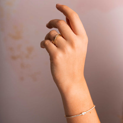 Siena ring i sølv med zirkonia 992267