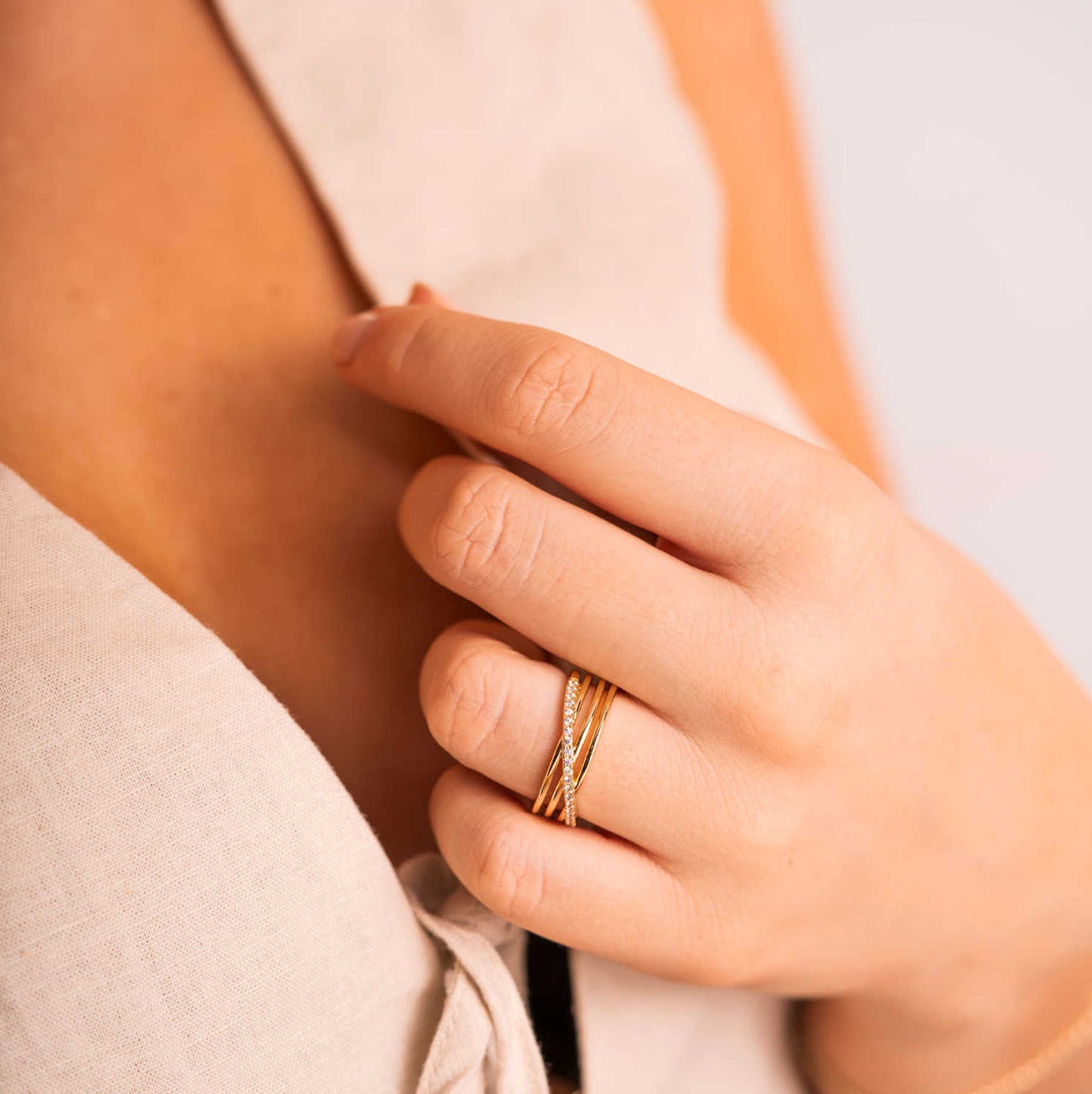 Siena ring i sølv med zirkonia 992267