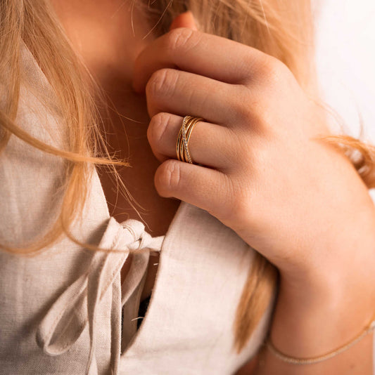 Siena ring i sølv med zirkonia 992267